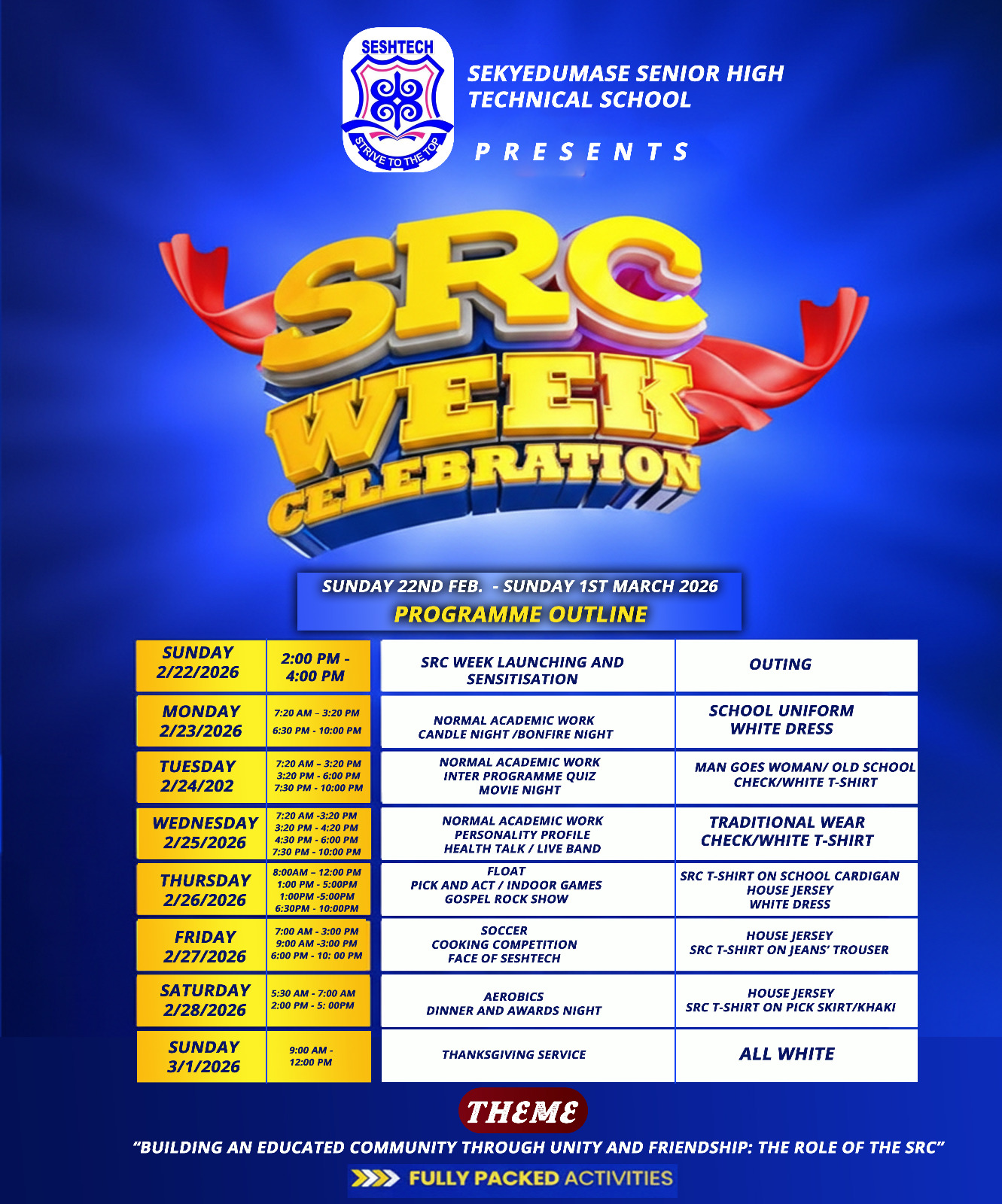 SESHTECH SRC AWARDS 2026